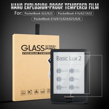 Karastatud Klaas Ekraani Kaitsekile 6 tolline Sülearvutile eReader - HD karastatud film/Lihtne Installimine Anti Scratch Edition (Pack 2)