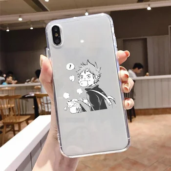 Haikyuu Hinata Shoyo Anime Telefoni Puhul Xiaomi Mi Max Märkus 3 A2-A3 8 9 9T 10 Lite Ultra Pro läbipaistev maali raku kate