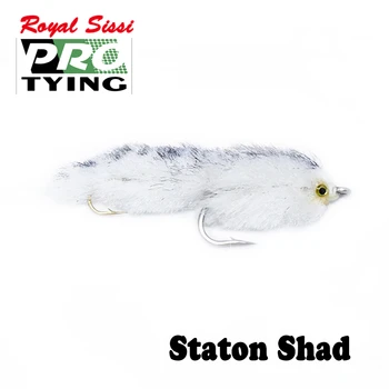 Royal Sissi 5tk set liigend kala 1/0 statons shad baitfish meelitada bass&haug fly fishing streamer lendab Suur Kala Püügi Lendab