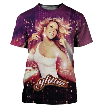 Mariah Carey Poiste Ja Tüdrukute Uus Mood Trükitud T-särgid ümber Kaela Lühikese Varrukaga T-Särk
