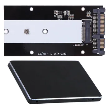 B Klahvi M. 2 NGFF SATA SSD 2,5 inch SATA Converter-Adapter-Kaardi 2230\2242\2260\2280 Kaardi Adapter for PC Sülearvuti Lauaarvuti