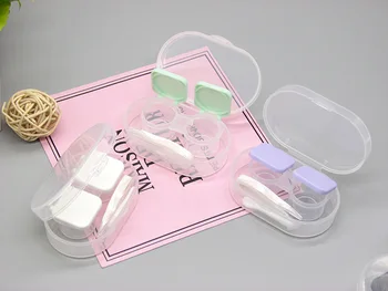 1 Tükk Portable Mini Kontaktläätsede Puhul Lihtne Teha Make Up Ilu Õpilane Ladustamise Kasti Pintsetid Äraveo Kinni Konteiner Travel Kit