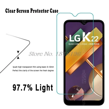 Karastatud Klaas LG K22 Screen Protector Film Karastatud Kõvadus LG K22 Pluss Telefonioperaator Guard Ees Kile, Klaas Ohutus Kaas