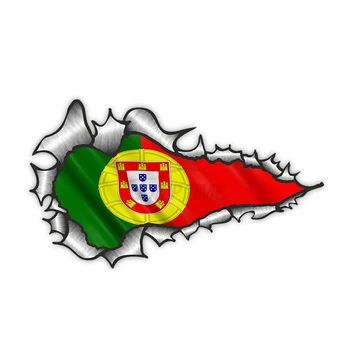 13cm Naljakas Portugali Lipu all Auto Kleebis Auto Tarvikud Vinüül Decal Katte Kriimustusi Veekindel PVC