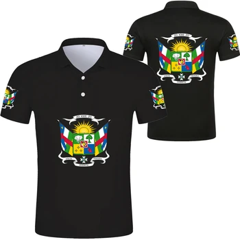 KESK-AAFRIKA POLO särk logo tasuta custom nimi caf POLO särk rahvas lipu centrafricaine vabariik prantsuse printida foto riided