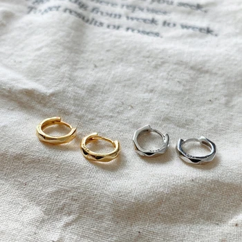 Vintage jagu Geomeetria (Ring, Ring 925 Sterling Silver Kõrvarõngad Naistele Kolczyki Damskie Hoop Kõrvarõngas Pendientes Mujer