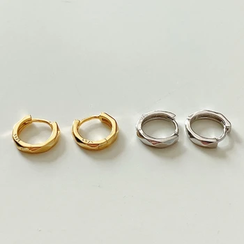 Vintage jagu Geomeetria (Ring, Ring 925 Sterling Silver Kõrvarõngad Naistele Kolczyki Damskie Hoop Kõrvarõngas Pendientes Mujer
