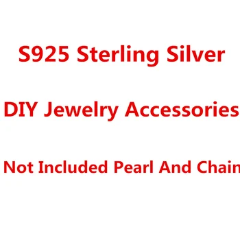 HOT Kõrge Kvaliteediga S925 Sterling Silver Kõrvarõngad Seaded DIY Pearl Kõrvarõngas Konksud Tulemused Naiste Ehete Tegemise Tarvikud