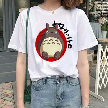 Totoro Vaimu Ära Studio Ghibli Print T-Särk Naiste Lühikesed Varrukad Suve Naine Naljakas Tee Tops Camisas Mujer Graafiline Tees Naised
