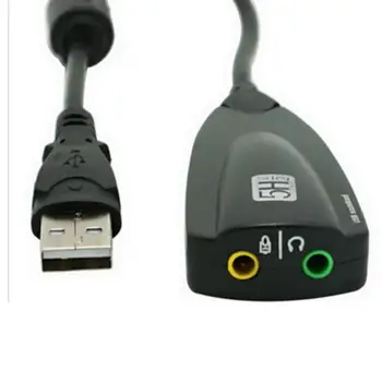 Scheda Audio USB Esterna 7.1 Adattatore 5HV2 Da USB 3D-CH Audio Audio Antimagnetico Cuffia Microfono Jack Da 3,5 mm PC Port