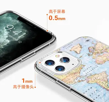 Kohaldatavad iPhone12 7 8 Plus X XS Max XR 7 s 2020 6 6 s 11 pro SE telefon juhtudel maailma maa disain pärast SP27