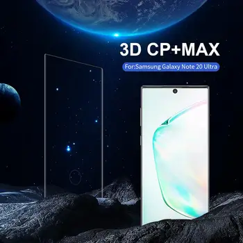 NILLKIN Hämmastav 3D CP+ MAX Full Coverage Nanomeetri Anti-Plahvatus-9H Karastatud Klaasist Protector Samsung Galaxy Märkus 20 Ultra