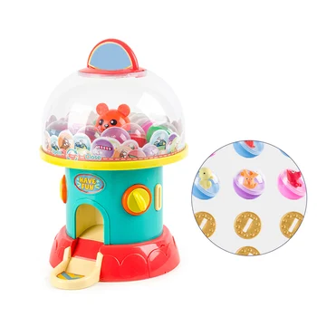 Mini Ahne Music Clip Candy Machine Väike Gashapon Püüdmine Robot Laste Koolitus Puzzle Twist Candy Tegevuse Mänguasja Arvandmed