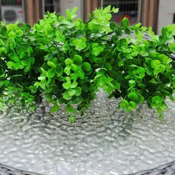 Eukalüpt Plastikust Kunstlik Taime Lehed Roheline Muru Kaua Väljas Võltsitud DIY Lille Aed Väljas Kaunistamiseks Suur Hiina