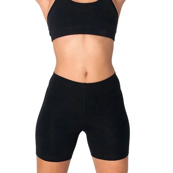 Kõrge Vöökoht Naiste Fitness Lühikesed Püksid Suvel Sörkimine Sport Lühikesed Püksid Naiste Vabaaja Kõhn Pehme Elastne Venitada Tahke Jalgratturi Püksid