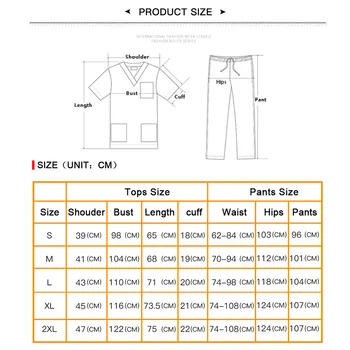 Mugav/kerge suvine hooldus määrata erinevaid värve on olemas tahke värve (tops + püksid) tasku laboris riided