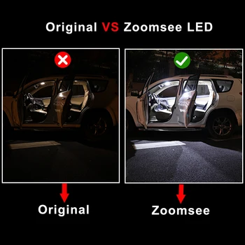 Zoomsee 3tk Salongi LED Honda S660 JW5 2016 2017 2018+ Canbus Sõiduki Sise-Dome Kaardi Lugemine Kerge Auto Lamp Osad