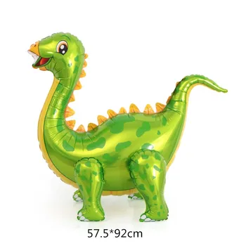 Suur 3D-Dinosaurus Alumiinium Foolium Õhupalli Džunglis Loomade Teema Poiss Sünnipäeva Teenetemärgi Sünnipäeva Teenetemärgi Draakon