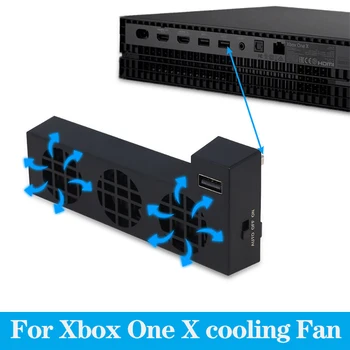 Uus Suure Kiirusega jahutussüsteemi Ventilaator, Külmik Välise Fännid XBOX ÜKS X Konsooli Supper Turbo Microsoft XBox Üks X Mängukonsool