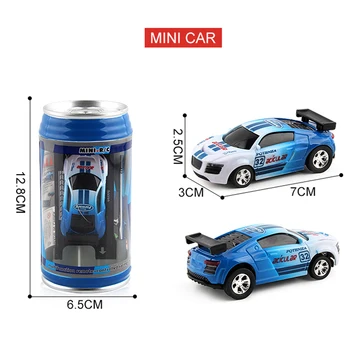 Uus puldiga Mini RC Auto Kerge Akuga võidusõiduauto PVC Purki Pack Masin Triiv-Lollakas Mänguasi Lapsele