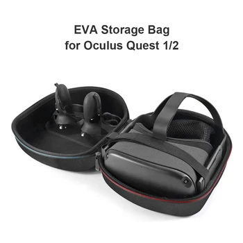 EVA Ladustamise Kott Reisi kandekott jaoks Oculus Quest 2 VR Peakomplekt Kaasaskantav Kaitsev Kott, Karp Oculus Quest 2 VR Tarvikud