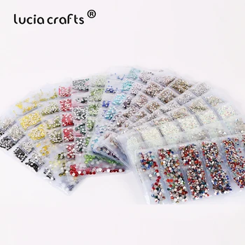 Lucia Käsitöö 1 Sätestatud Liimi Flatback Kive Crystal DIY Kingad Nail Art Decor F0421
