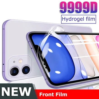 9H Hüdrogeeli Kaitsva Kile iPhone 11 12 Pro XR X XS Max Screen Protector Film iPhone 6 7 8 6s Pluss 5 5S SE 2020