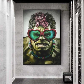 Marvel - Hulk Superkangelane Plakatid ja Pildid, Lõuend Print, Seina Värvimine