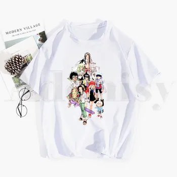 Anime Shaman King Yoh Asakura Amidamaru 90s Armas Tshirt Hip-Hop Tüdruk Prindi Top Tees Harajuku Tshirts Moe-Summer T-särk