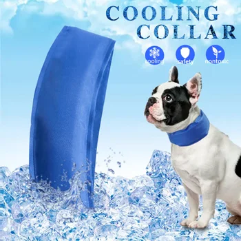 Uus lemmikloom jahutus rinnatüki Suvi cool ice pad kuumarabandus koer ice bag krae Reguleeritav jahutus krae rinnatüki suvel koer tarvikud