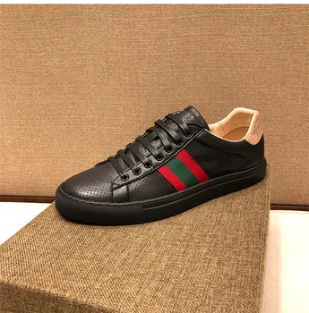 Meeste rula kingad 2021 nahast mood luksus brändi must vulkaniseeritud kingad, paar pits-up valged tossud tossud