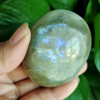 NaturalThe rohelist värvi labrador kivi crystal palm kivid plaything tervendav kristallid ja kodu kaunistamiseks