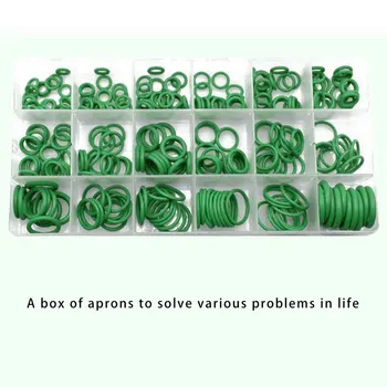 270 tk/palju Lilla Roheline Kummist Rõngastihend Valik Pesumasin Tihendus-Tihend O-Ring Komplekt 18 Suuruses Plastikust Kast