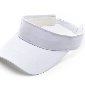 Tennis Mütsid Mehed Naised Reguleeritav Sport Peapael Klassikaline Päike Sport Visiir Must Müts Töötab Ühise Põllumajanduspoliitika Tennis Beach Müts Väljas Müts