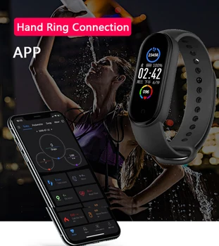 M5 Sport Smart Watch Käevõru Fitness Tracker Südame Löögisageduse Tervise Käepaela Bluetooth-ühilduva Nutikas Käevõru Veekindel