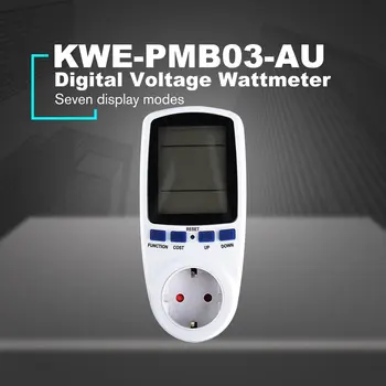 KWE-PMB01 ELI/USA Pistiku Pesa Digital Pinge Wattmeter energiatarve Watt Energy Meter AC Elektri-Analyzer Monito r