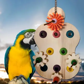 Stiilne, Loominguline Puust Papagoi Alalise Kiik Rippuvad Lind Kiik Mänguasi Interaktiivsete Lemmikloomade
