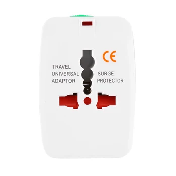 1tk Valge Universal AC Pistik World Travel Adapter Converter leegiaeglustajana ABS Elektri Pistik Converter Pistikupesa