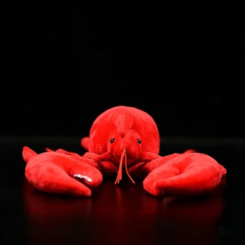 Elutruu Red Lobster -, Plüüš-Mänguasi Huggable Ameerika Homaarist Topiste Mänguasju Ekstra Pehme Sea Life Plushie Kingitused