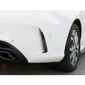 2TK Carbon Fiber/ABS Tagumise Kaitseraua Spoiler Õhu Ventilatsiooniava Kate Sisekujundus jaoks Mercedes Benz C-Klassi W205 C200 Nr.63 AMG Sedaan 4-Ukseline-2017