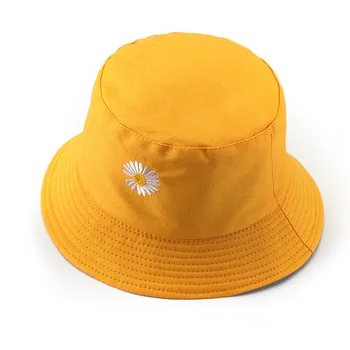 Väike Daisy Tikandid kahepoolne Kalamees Müts Naiste Kevad Ja Suvi korea Visiir Müts Chrysanthemum Päike Müts Tõusulaine