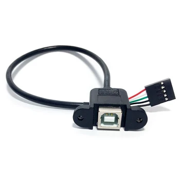 30cm USB-B Naiste Panel Mount 5 Pin Emaplaadi Printeri Kaabel