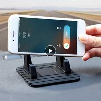 Mini Auto Omanik Toetus Mobiiltelefoni GPS Silikoonist Pehme Anti-slip Matt Desk Stand For IPhone Samsung Huawei Laialdaselt Kohaldatav