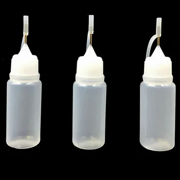 20 Tk Precision Tip Aplikaator Pudel, Tühi Aplikaator Liimi Pudel Väike Liimimine Projekte, Paber Quilling DIY Käsitöö, Acryli