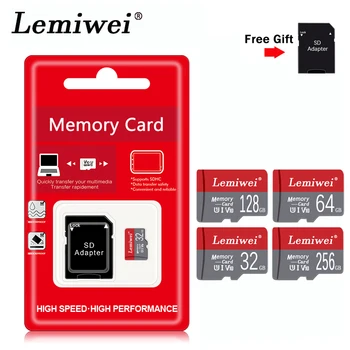 Hot Müük Mini SD Card Micro sd mälukaart Class 10 128GB 64GB Kiire 8gb 16gb, 32gb microSD flash drive jaoks nutitelefoni tasuta afapter