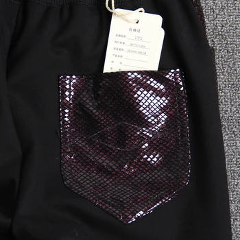 Elastne vöökoht läikiv läikiv pliiatsi stiilis tõeline Lamba nahast Püksid naiste mood brändi täispikk Ehtne nahk püksid F1573