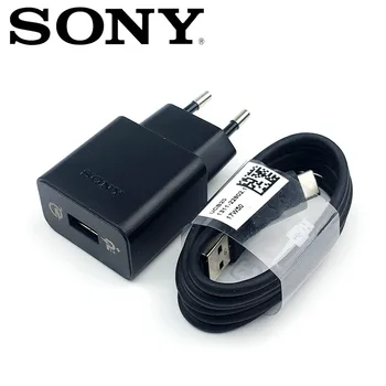Originaal Sony ELI Kiire Laadija QC 3.0 Kiire laadimine adapter usb type c data kaabel Sony xperia xa1 XZ XZs XC XZp XZ1 XZ1C
