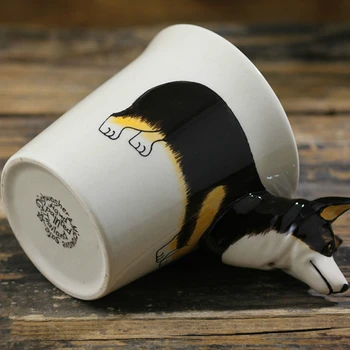 300ML corgi koer kruus armas kohvitass loomade kohvi tassi 3D cartoon cup tazas de ceramica creativas