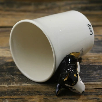 300ML corgi koer kruus armas kohvitass loomade kohvi tassi 3D cartoon cup tazas de ceramica creativas