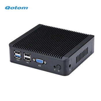 Qotom 4 LAN Mini PC, mille Protsessor N2920 Quad Core 1.86 GHz CPU TDP 7.5 W, Home Office Ruuteri Tulemüür
